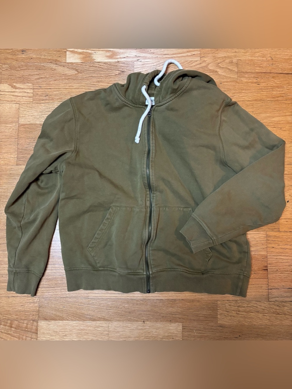 Pact Organic Cotton Outdoor Camping Hiking  Preppy Gorpcore Full Zip Hoodie L